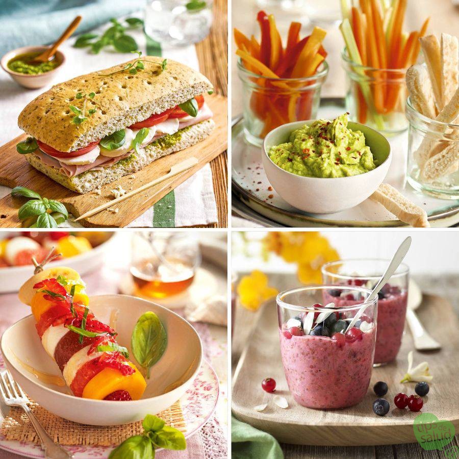 Prepara meriendas saludables